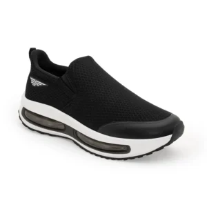 Walking Shoes for Men in Black | Slip-On Casual Shoes